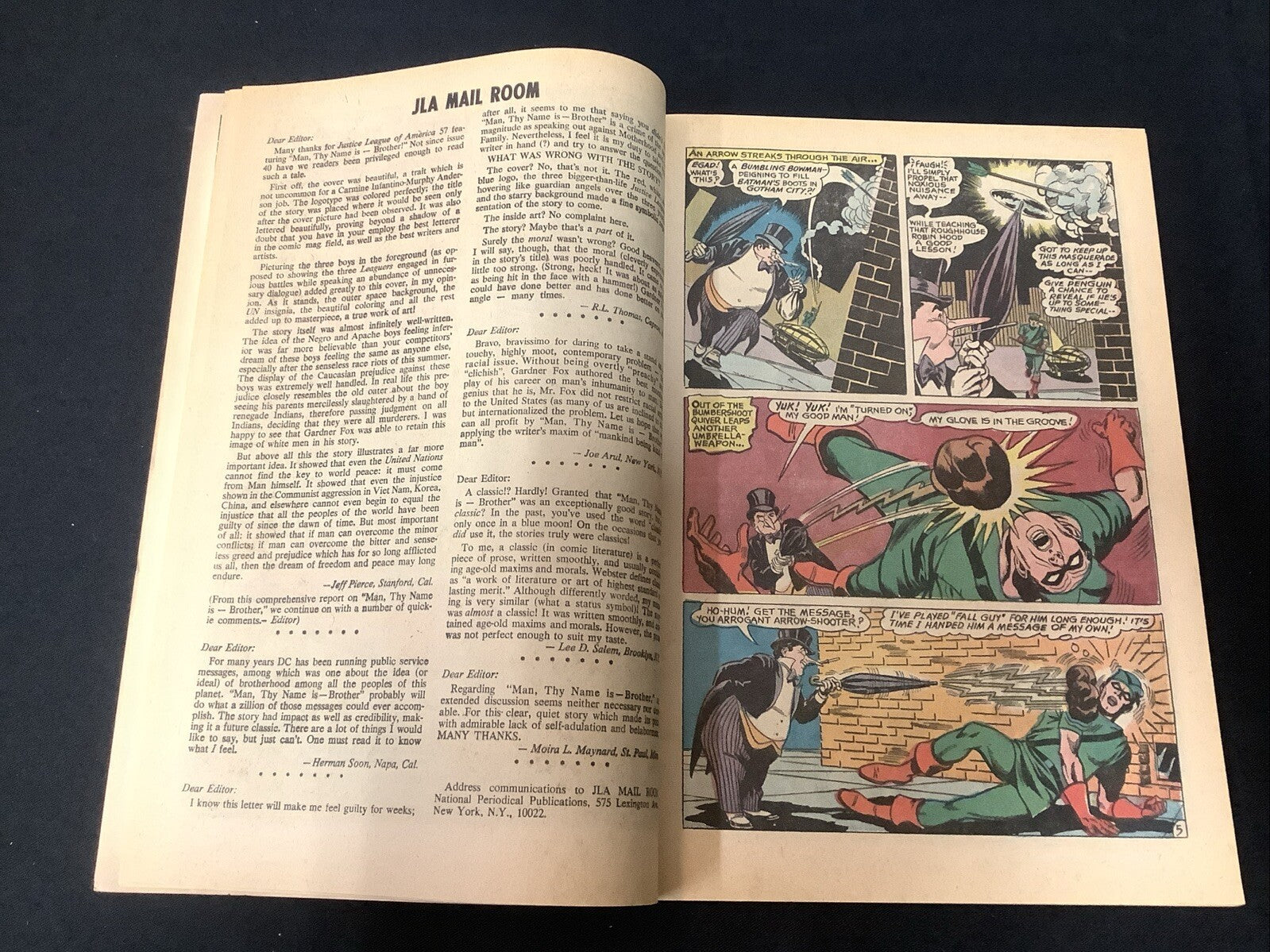 Justice League of America #61 (DC 1968) VF- (7.5) Light Tan To Cream Pages