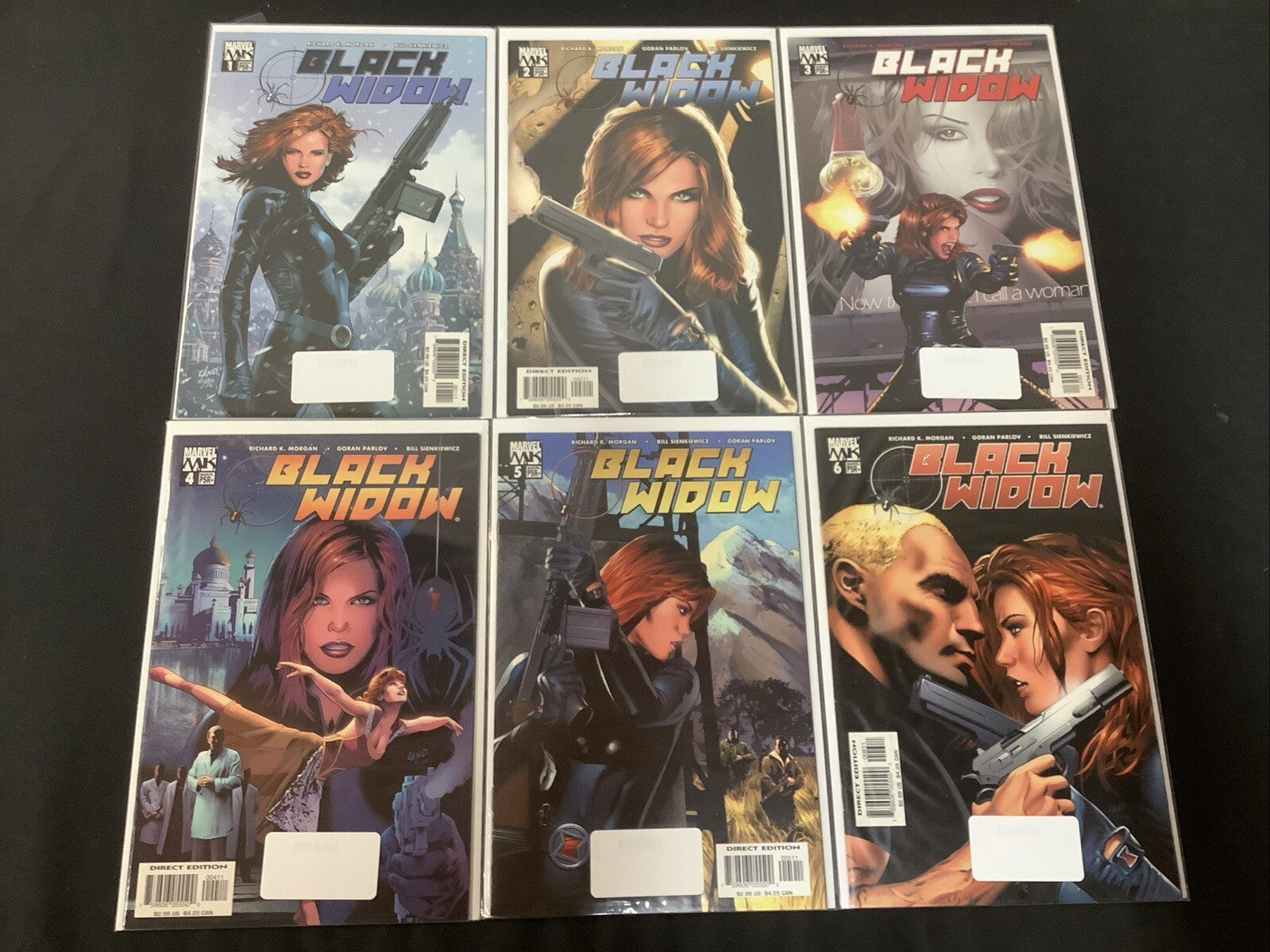 BLACK WIDOW #1-6 Complete Comic Set, Marvel, Richard K. Morgan/Goran Parlov