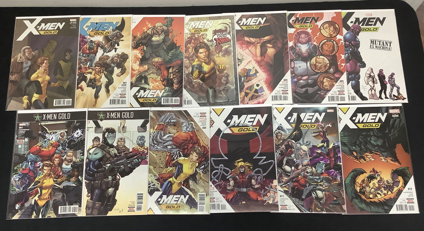 X-Men Gold #1-21 + McLoed Variant + Wedding Special, Comic Lot, #1 2nd Print