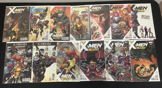 X-Men Gold #1-21 + McLoed Variant + Wedding Special, Comic Lot, #1 2nd Print