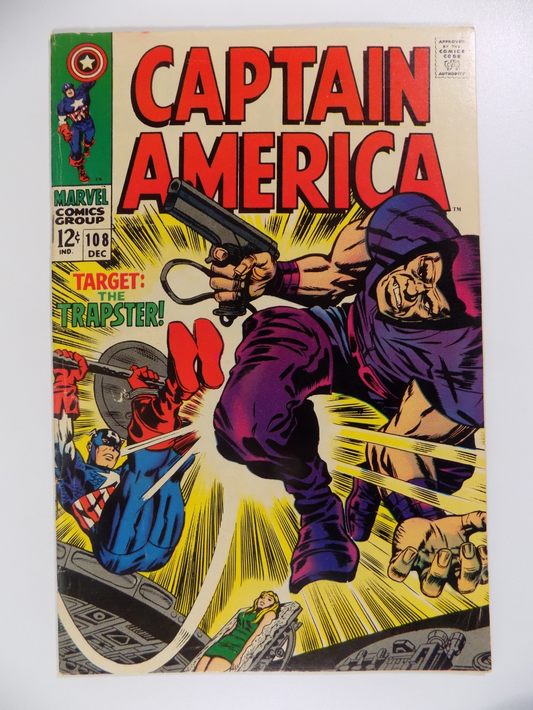 Captain America #108 Marvel Comic December 1968 Fine