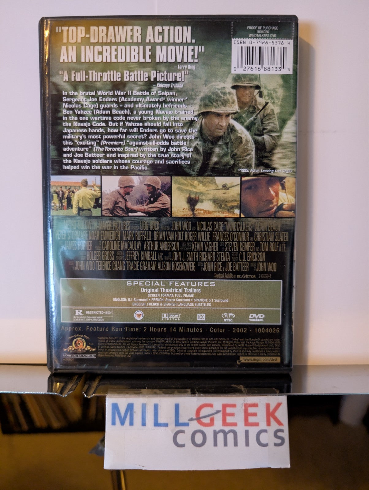 Valkyrie / Windtalkers, 2 Movie Set (DVD) Like New-JD