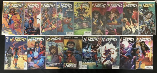 Magnificent Ms. Marvel #3-18 + Annual #1 Comic Lot, 1st App Amulet, New Costume