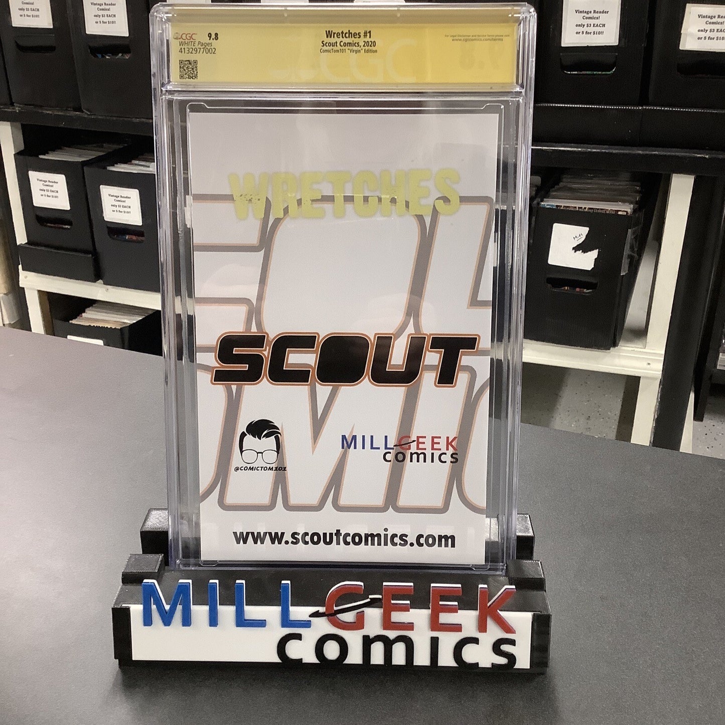 Wretches 1 CGC 9.8 Virgin Edition Signed Peach Momoko - Comictom CT101 Mill Geek