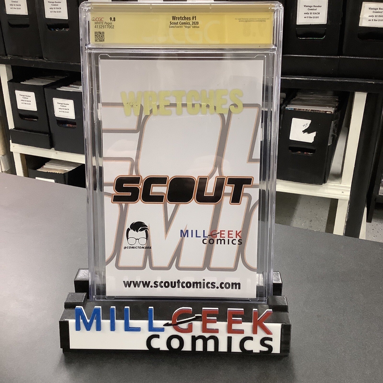 Wretches 1 CGC 9.8 Virgin Edition Signed Peach Momoko - Comictom CT101 Mill Geek