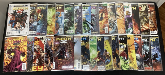 Earth 2 #0-28 (missing #18) + Villain Month + Annual #1-2 Comic Lot, 1st Val-Zod
