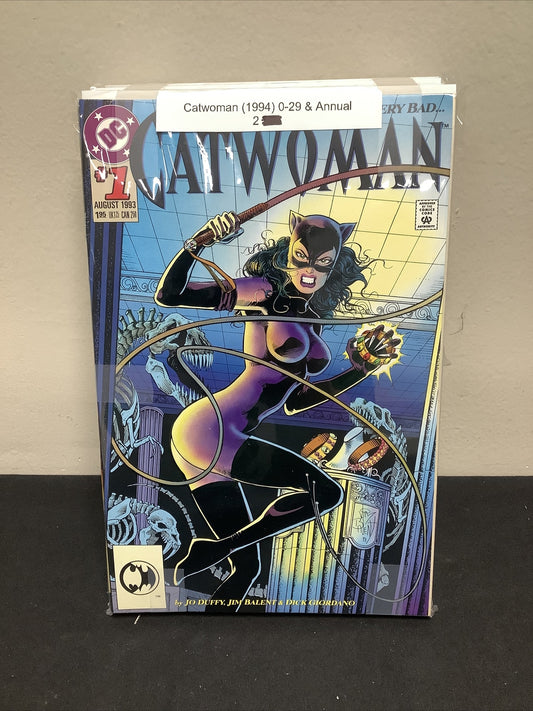 Catwoman #0-29 + Annual #2 Comic Lot, Jo Duffy Jim Balent, DC Comics 1993