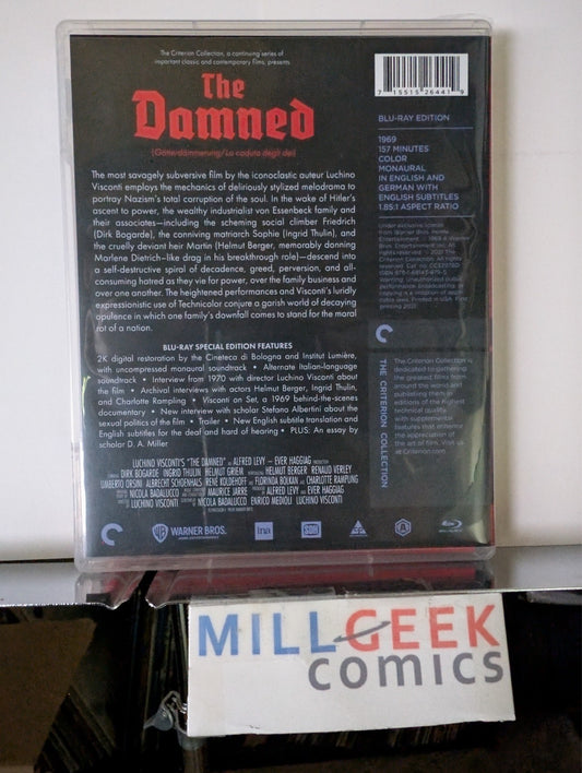The Damned, Criterion Collection (Blu-Ray) Like New -JD