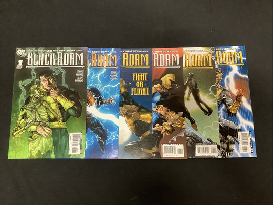 Black Adam #1-6 complete comic lot (vol.1 2007) Peter J. Tomasi, Doug Mahnke