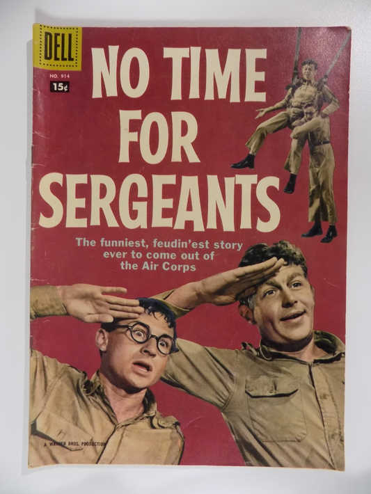Four Color #914 No Time For Sergeants Dell Comic 1958 Very Fine-