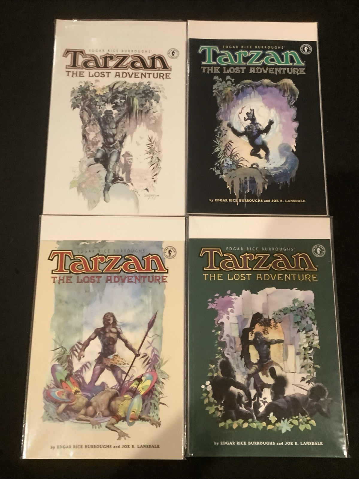 Edgar Rice Burroughs' Tarzan: The Lost Adventure #1-4 Complete Comic Set