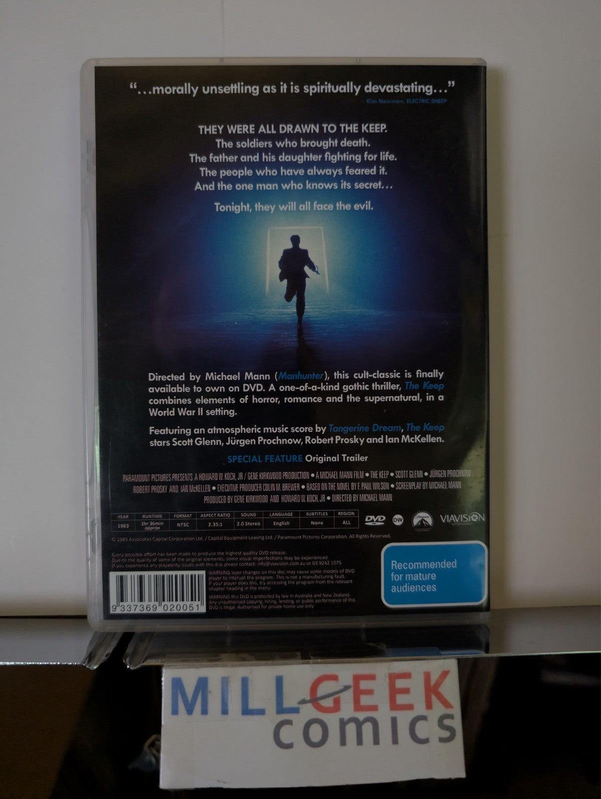 The Keep REGION FREE, Michael Mann (DVD) Like New -JD