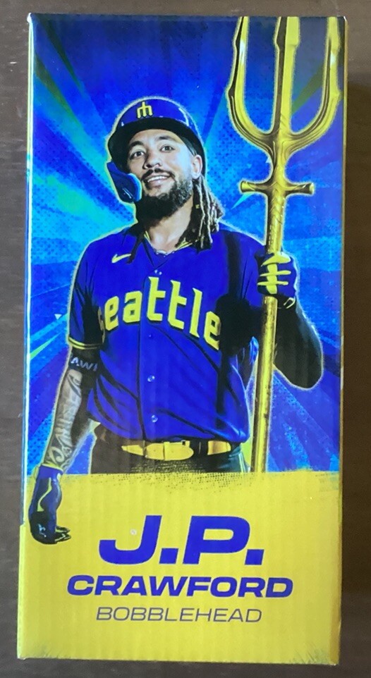 Seattle Mariners J.P. CRAWFORD City Connect Bobblehead SGA 06/28/2024 New In Box