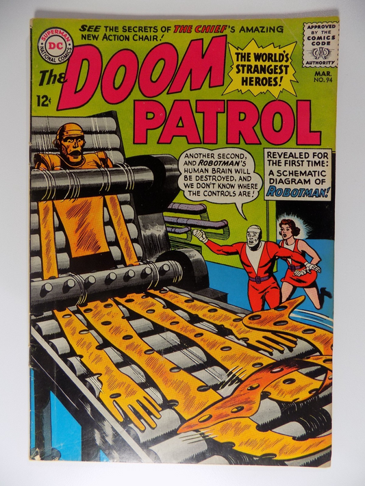 Doom Patrol #94 DC Comic March 1965 Fine-