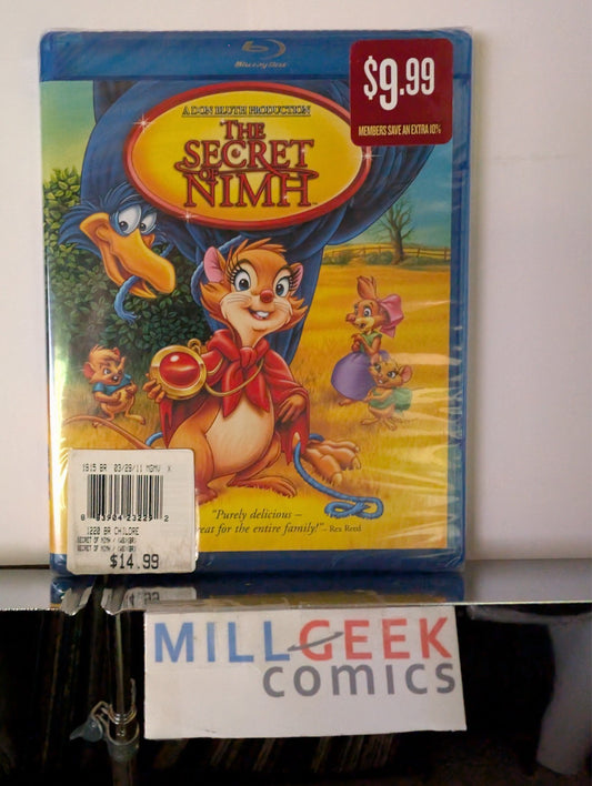 The Secret of Nimh / Princess Mononoke / Shark Tale (Blu-Ray) Like New -JD