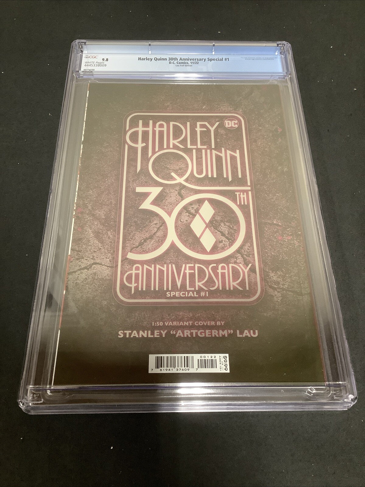 HARLEY QUINN 30TH ANNIVERSARY SPECIAL #1 (2022) CGC Graded 9.8 (NM/M) Foil Cover