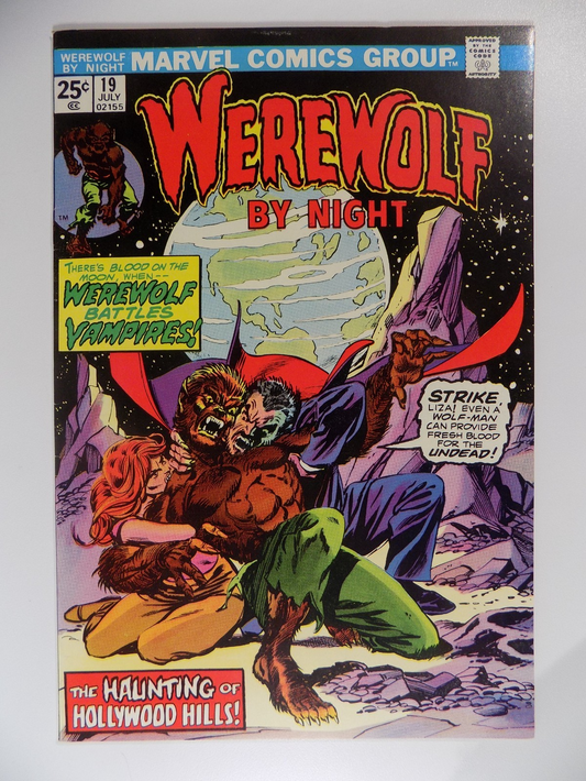 Werewolf by Night #19 Marvel Comic July 1974 Very Fine+