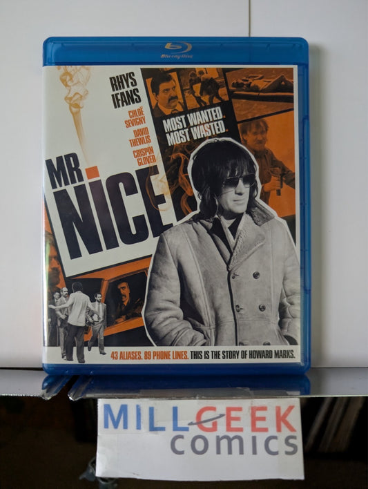 Mr. Nice, Rhys Ifans (Blu-Ray 2010) Like New -JD
