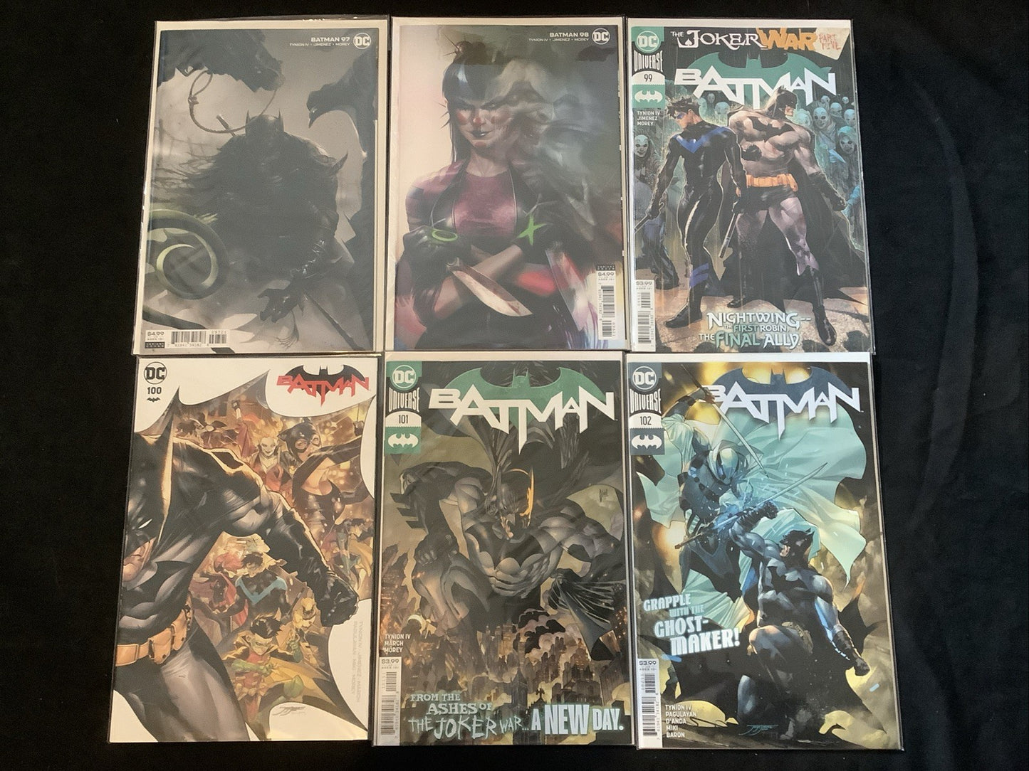 Batman #97-102 Comic Lot, DC Comics, 1st App Ghost-Maker, Tom King, 2020