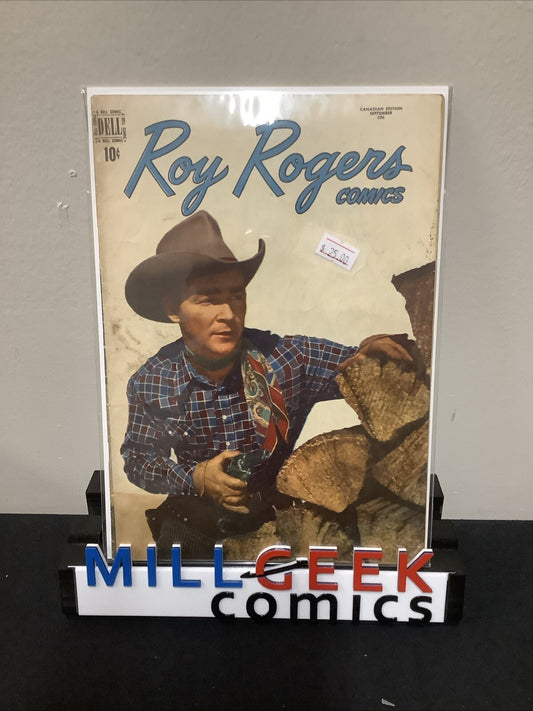 Roy Rogers Comics #20 (Dell Comics August 1949) G+ (2.5) Canadian Edition