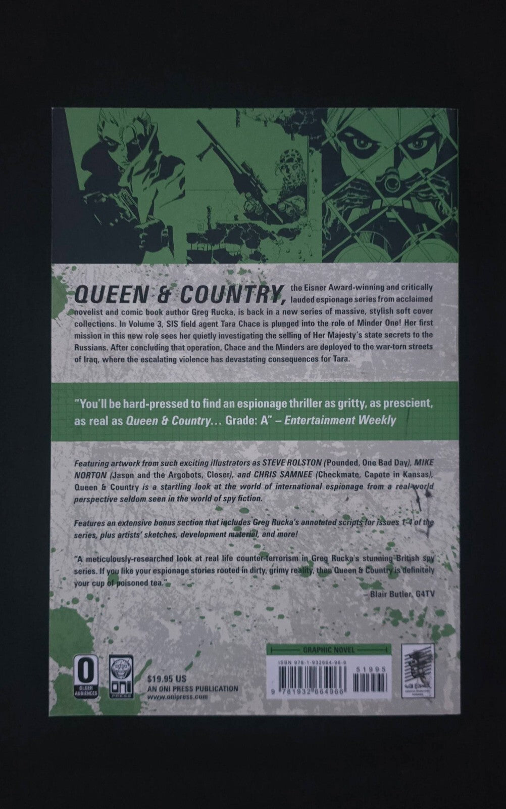 Queen & Country By Greg Rucka - Definitive Edition TPB, Volumes 1-3 (2007-2008)