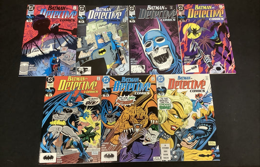 Detective Comics #618-624 Comic Lot, DC Comics, John Ostrander, Norm Breyfogle
