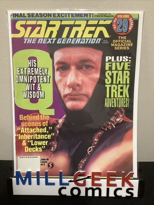 Star Trek The Next Generation Magazine Volume #29 93/94, John De Lancie