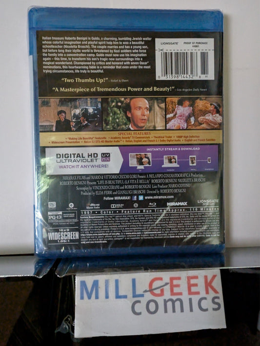 Life is Beautiful (Blu-Ray) Brand New Sealed -JD