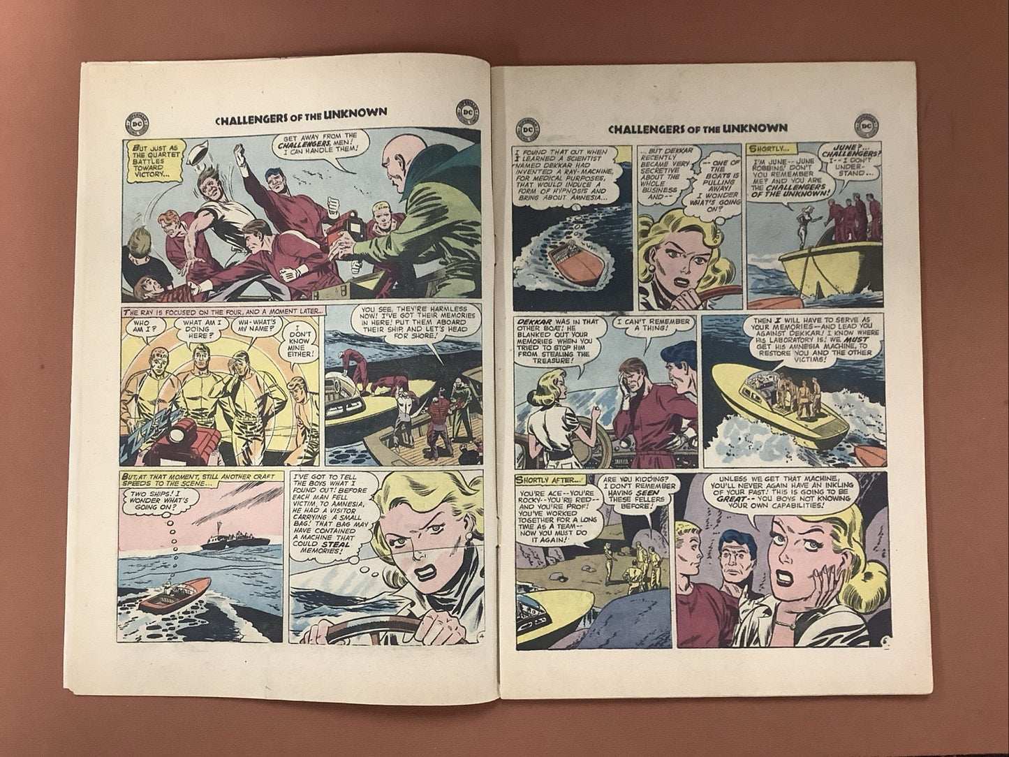 Challengers of the Unknown #9 (DC 1959) VG (4.0) Cover Detached Lower Staple