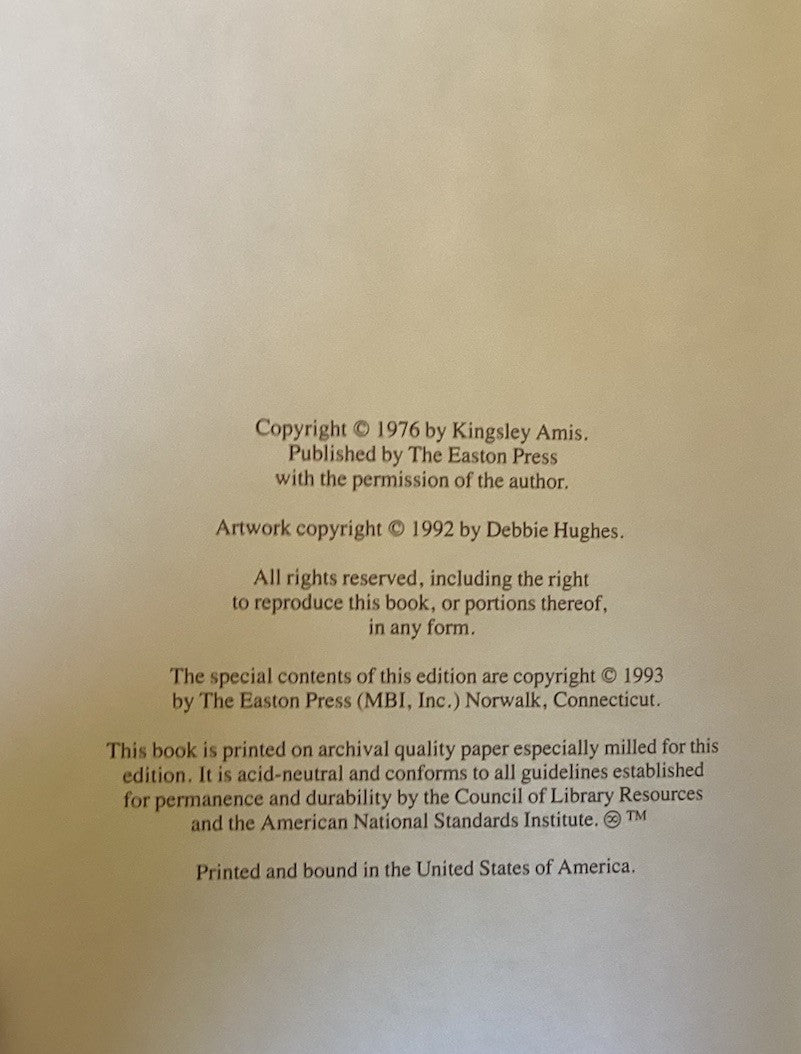 Easton Press - The Alteration by Kingsley Amis (HC, Like New) JD