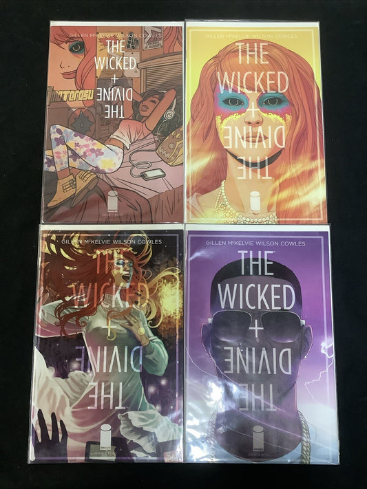 The Wicked + The Divine #1-4 Comic Lot, Kieron Gillen, Bryan Lee O’Malley, 2014