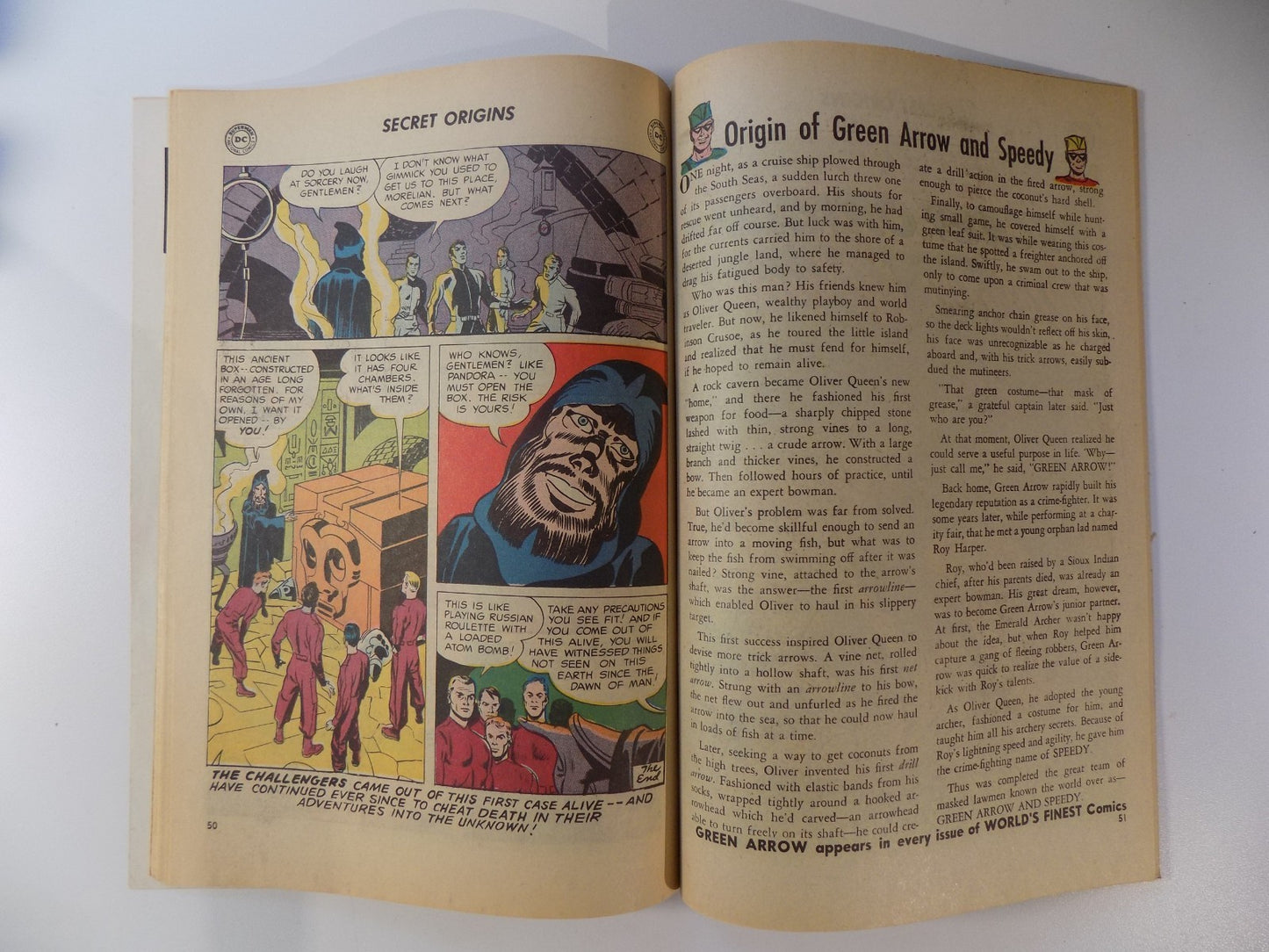 Secret Origins #1 DC Comic 1961 Fine-
