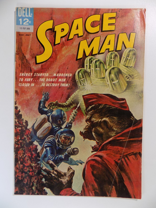Space Man #4 Dell Comic March-May 1963 Fine