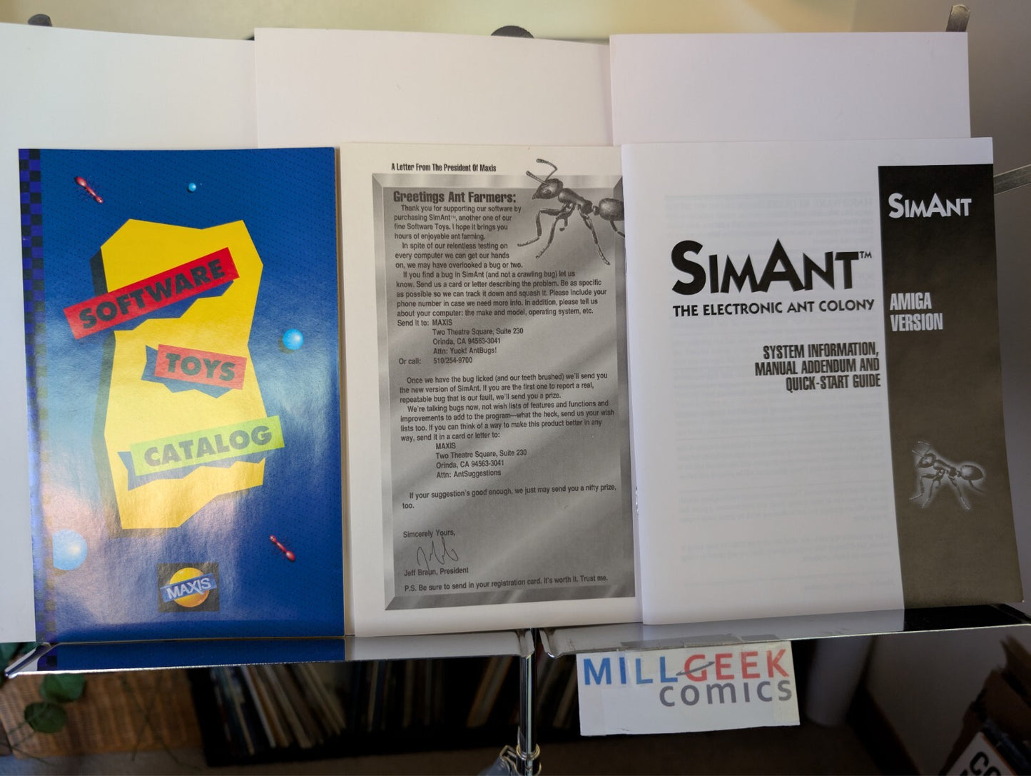 SimAnt (Amiga 3.5") Big Box All Manuals NO DISKS -JD