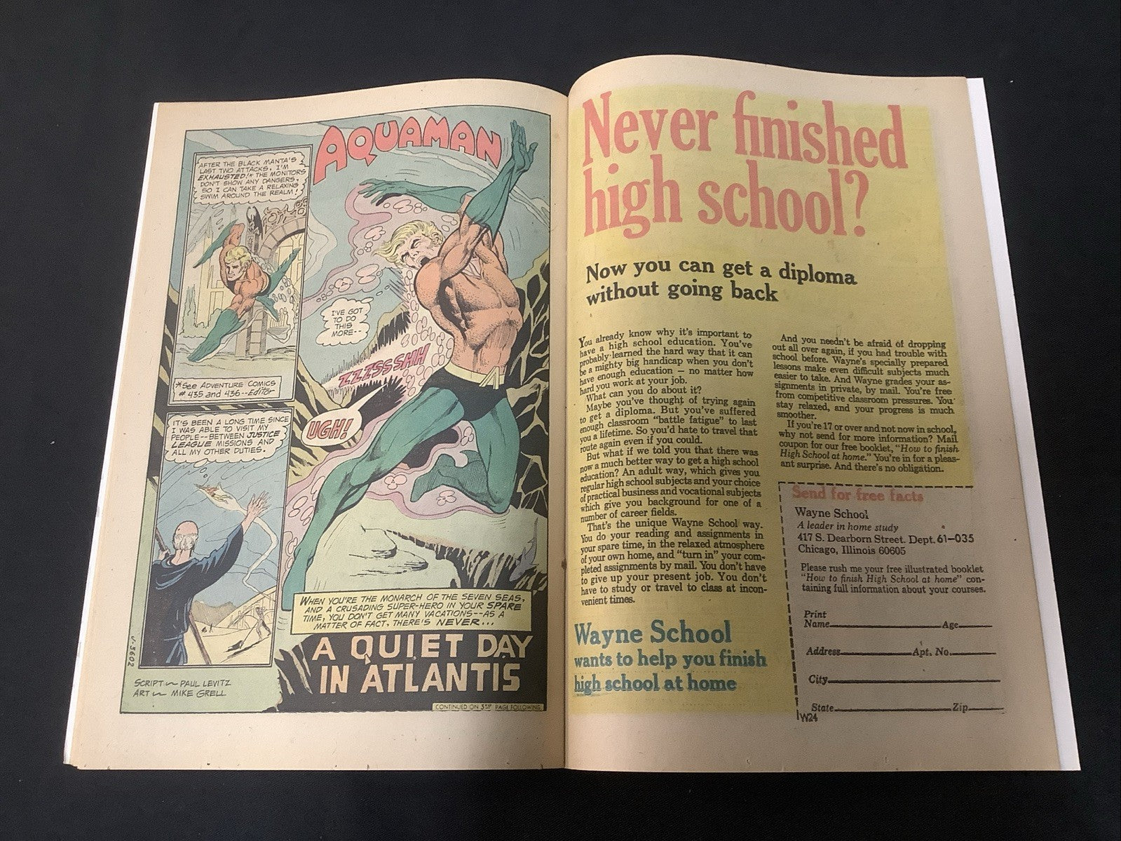 Adventure Comics #437 (DC Comics January-February 1975) VF (8.0) The Spectre