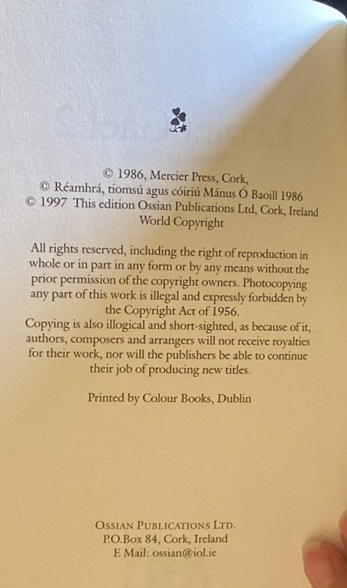 Ceolta Gael: Bk. 1&2 (Personality Songbooks): A Collection, - O Baoill, Manus JD