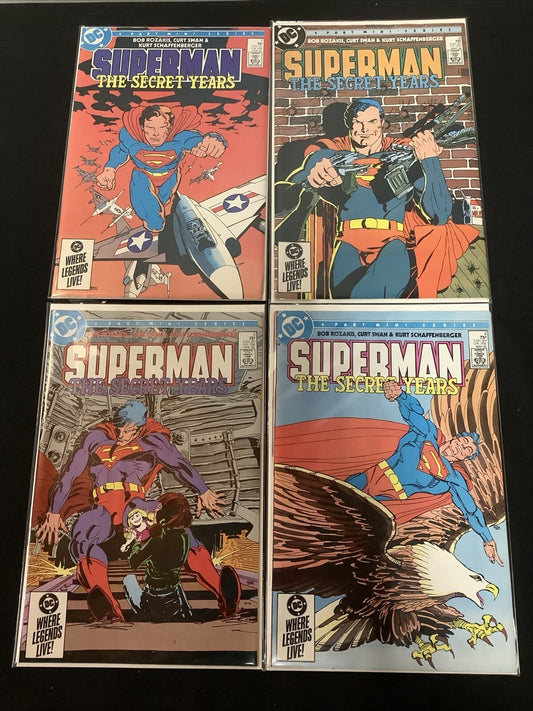 Superman The Secret Years #1-4 Complete Comic Set, DC Comics, Frank Miller