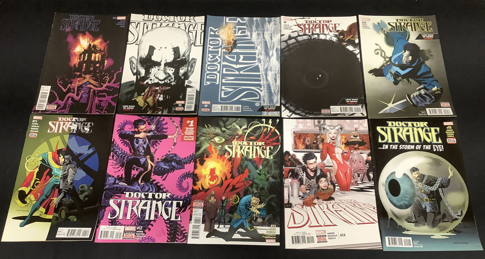 Doctor Strange #6-15 Comic Lot, Jason Aaron Chris Bachalo, 1st App Mister Misery