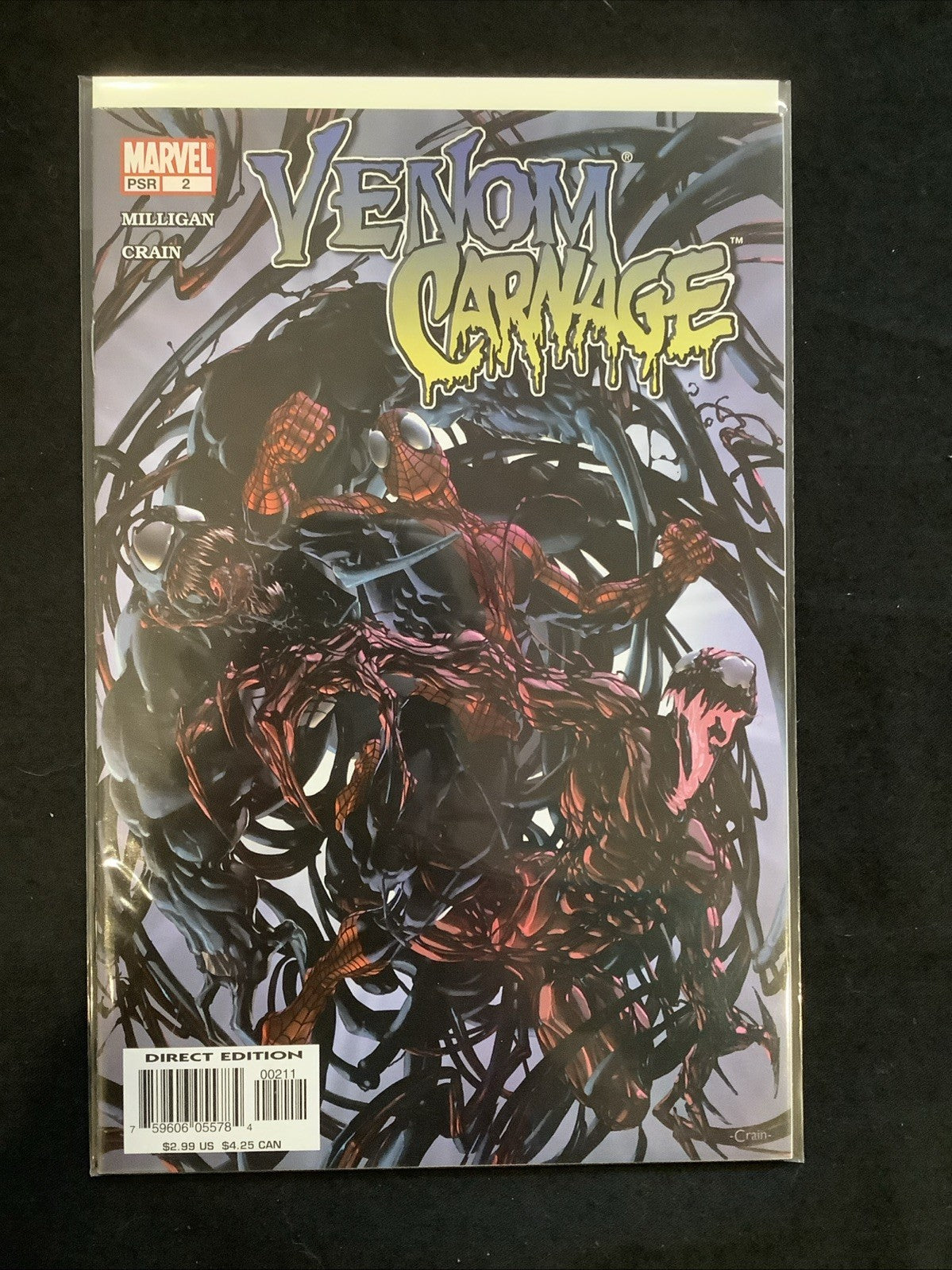 Venom vs. Carnage #1-4 Complete Comic Set, Marvel, 1st App Toxin (Symbiote) 2004