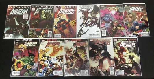 Mighty Avengers #17-28 (missing #24) Comic Lot, Marvel, Secret Invasion, Bendis