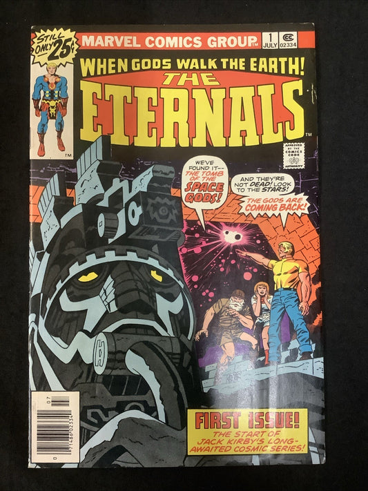 Eternals #1-5 Comic Lot, Marvel, Jack Kirby, 1st App The Eternals And Deviants