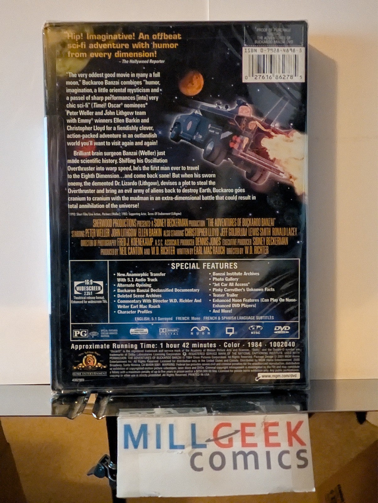 H.G. Wells Things To Come / The Adventures of Buckaroo Banzai (DVD) Like New -JD