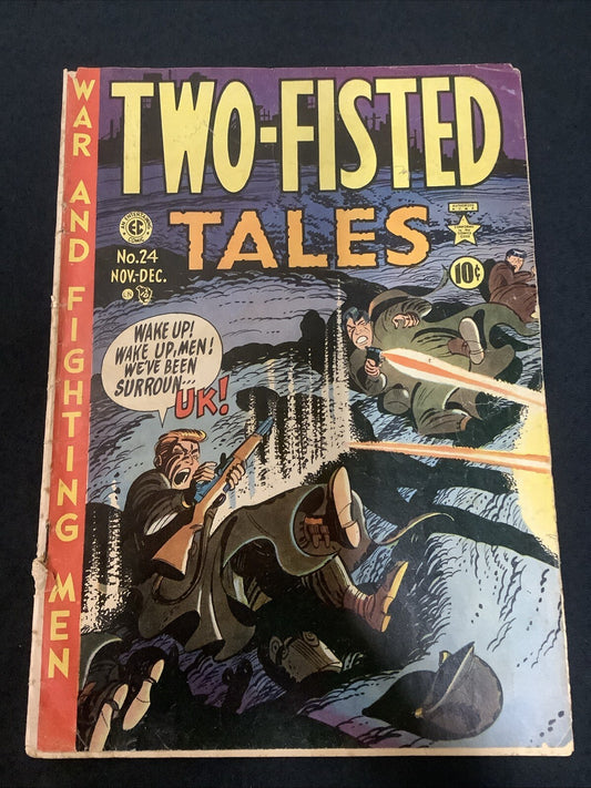 Two-Fisted Tales #24 (EC Comics 1951) G+ (2.5) Inner Wrap And Cover Detached