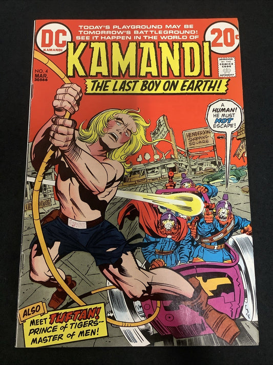 Kamandi, the Last Boy on Earth #4 (DC Comics March 1973) VF/NM (9.0) Jack Kirby