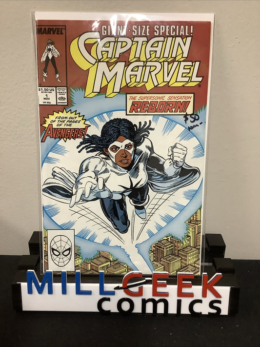 Captain Marvel #1 (Marvel Comics November 1989) NM- (9.2) Dwayne McDuffie