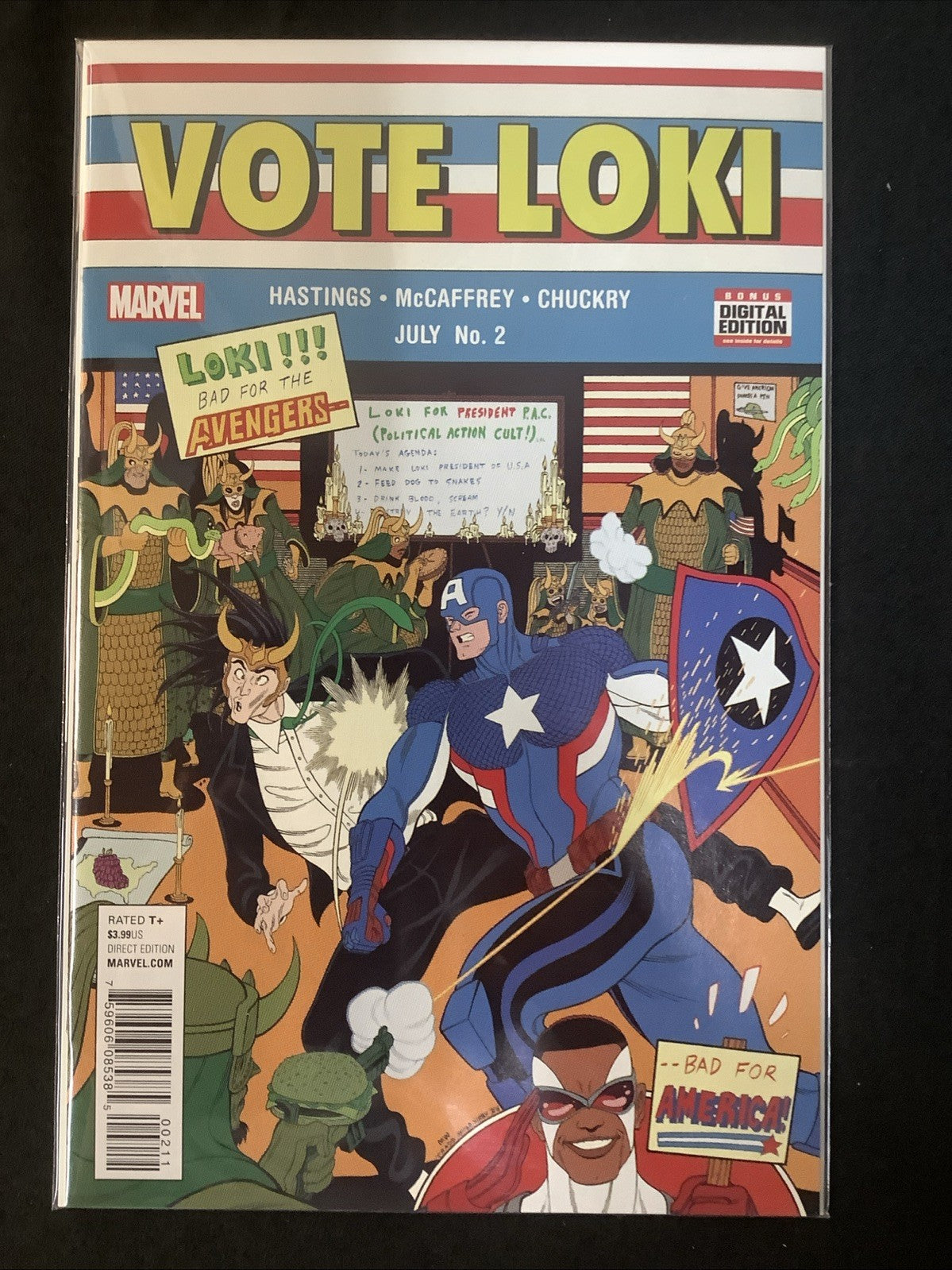 Vote Loki #1-4 Complete Comic Set, Marvel, Hastings/Foss/Chuckry, Disney+