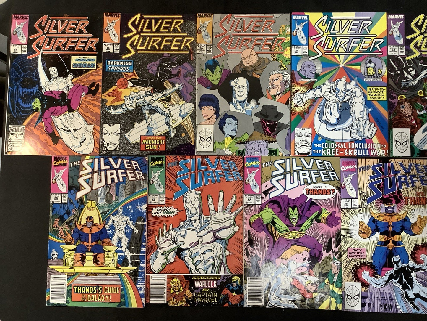 Silver Surfer #1-82 + #50 Comic Lot, Reader Copies, 1st App Infinity Gauntlet