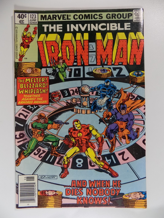 Iron Man #123 Marvel Comic June 1979 Very Fine