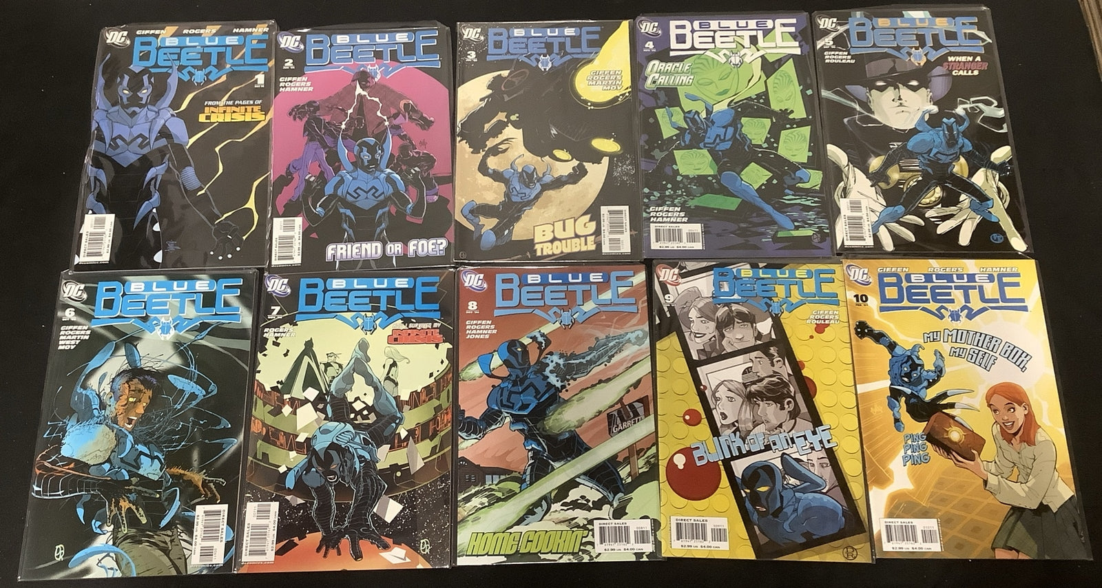 Blue Beetle #1-10 Comic Lot (2006) Keith Giffen, Reintroduction Of Peacemaker