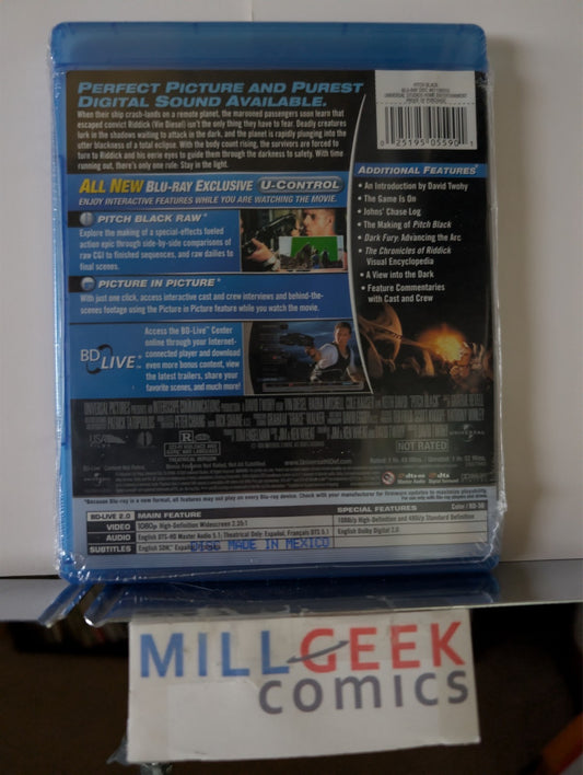 The Chronicles of Riddick: Pitch Black, Unrated Director's Cut (Blu-ray) -JD